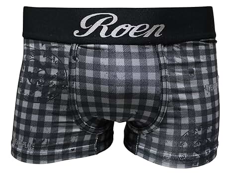 Amazon | (ロエン)Roen スカルチェック/RSU-412 ボクサーパンツ